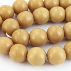4mm Opaque Tan Druk Bead #GAB104-General Bead
