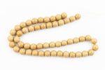 4mm Opaque Tan Druk Bead #GAB104-General Bead