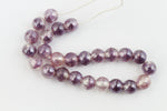 6mm Luster Lavender Cloud Druk Bead (25 Pcs) #GAD131-General Bead