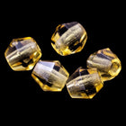 5mm Transparent Topaz Faceted Bicone #GCJ014