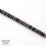 4mm Brown Iris Rondelle-General Bead