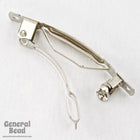 40mm Stainless Steel Barrette-General Bead