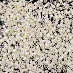 15/0 Opaque Luster Ivory Hex Seed Bead-General Bead