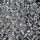15/0 Transparent Smoke AB Hex Seed Bead-General Bead