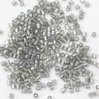 15/0 Transparent Smoke AB Hex Seed Bead-General Bead