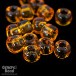 6/0 Transparent Orange Japanese Seed Bead-General Bead