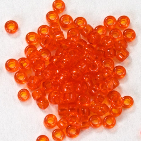 15/0 Transparent Orange Japanese Seed Bead-General Bead