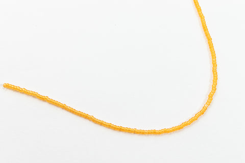 15/0 Transparent Tangerine Japanese Seed Bead (20 Gm, 1/2 Kilo) #JTO018