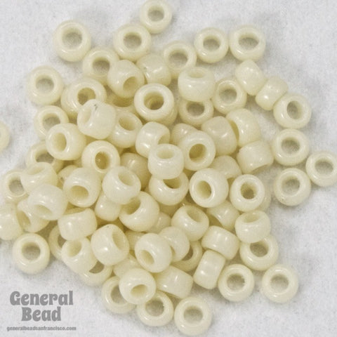 15/0 Opaque Eggshell Japanese Seed Bead-General Bead