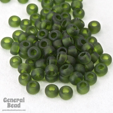 100g GREEN OPAQUE GLASS SEED BEADS 11/0 2mm 8/0 3mm 6/0 4mm