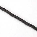 4mm Matte Black Cube Bead (20 Gm) #JPL001-General Bead