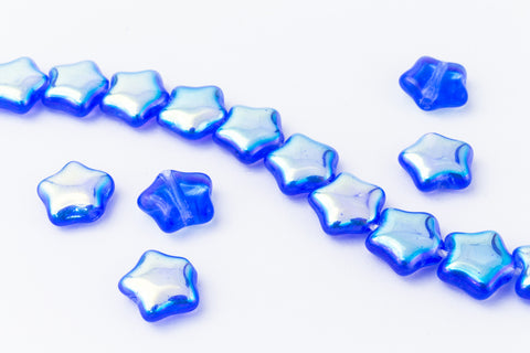 8mm Transparent Sapphire AB Star Bead #KHG012-General Bead