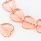 24mm Transparent Rose Heart Bead #KHM009-General Bead