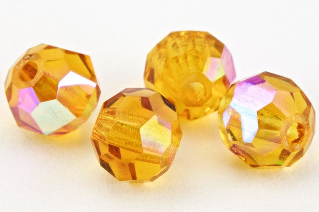 Top Package of 720 beads, Preciosa Czech crystal AB Iridescent, 4mm faceted round