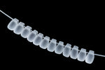 LDP-131F 3mm x 5.5mm Matte Crystal Miyuki Drop Beads-General Bead