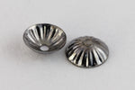 4.5mm Gunmetal Fluted Bead Cap #MCC056-General Bead