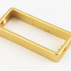 17mm x 8mm Matte Gold Rectangle Bead Frame #MFA205-General Bead