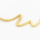 31mm Matte Gold Squiggle Connector #MFA210-General Bead