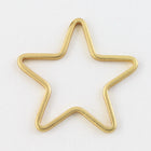 14mm Matte Gold Star Connector #MFA212-General Bead