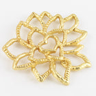 25mm Matte Gold Open Flower Connector #MFA226-General Bead