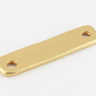 19mm x 4mm Matte Gold Distressed Rectangle Link #MFA241-General Bead