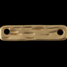 19mm x 4mm Matte Gold Distressed Rectangle Link #MFA241-General Bead