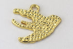 15mm Gold Swallow Charm #MFA279-General Bead
