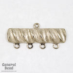 32mm Silver Tone Four Loop End Bar-General Bead