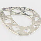 26mm Silver Teardrop Pendant #MFB203-General Bead