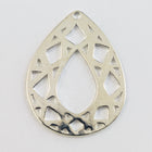 26mm Silver Teardrop Pendant #MFB203-General Bead