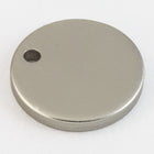 12mm Matte Silver Coin Drop #MFB206-General Bead