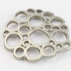 20mm Matte Silver Bubble Connector #MFB208-General Bead