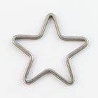 14mm Matte Silver Star Connector #MFB212-General Bead