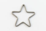 14mm Matte Silver Star Connector #MFB212-General Bead