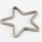 14mm Matte Silver Star Connector #MFB212-General Bead