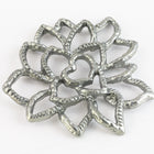 25mm Matte Silver Open Flower Connector #MFB226-General Bead