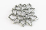 25mm Matte Silver Open Flower Connector #MFB226-General Bead