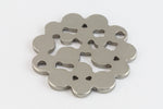 22mm Matte Silver Connector #MFB233-General Bead