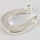 11mm Silver Horseshoe Pendant #MFB259-General Bead