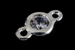 8.5mm Silver Cubic Zirconia Link #MFB292-General Bead