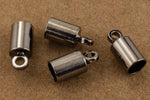 4mm Gunmetal Cord End Cap #MFC108-General Bead