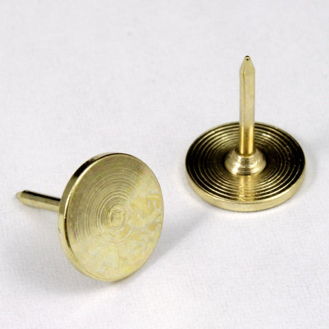 11mm Gold Tone Tie Tack-General Bead