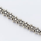 5mm Antique Silver Star Bead (4 Pcs) #MPA143