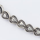 6mm Antique Silver Heart Bead (2 Pcs) #MPA144