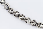 6mm Antique Silver Heart Bead (2 Pcs) #MPA144