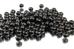 8/0 Black Metal Seed Bead