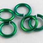 5mm Green Niobium Jump Ring 20 Gauge #NFB015-5-General Bead