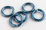 6mm Color Mix Niobium Jump Ring 20 Gauge (96 Pcs) #NFX015-6-General Bead