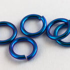 5mm Teal Niobium Jump Ring 20 Gauge #NFD015-5-General Bead