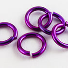 6mm Color Mix Niobium Jump Ring 20 Gauge (96 Pcs) #NFX015-6-General Bead